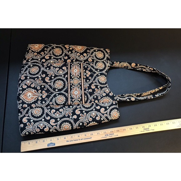 Vera Bradley Pattern-Retired TRENDY NEAT CURVY TOTE CAFF'E LATTE PURSE BAG - Picture 5 of 14